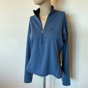 Patagonia Blue Quarter-Zip Sweatshirt